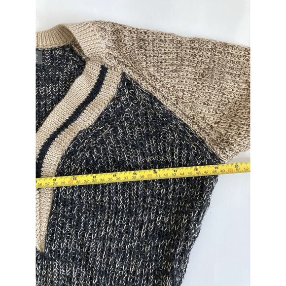 Women’s Classic Alpaca V Neck Zahara Knit Sweater Size Large New With Tags - Picture 5 of 6